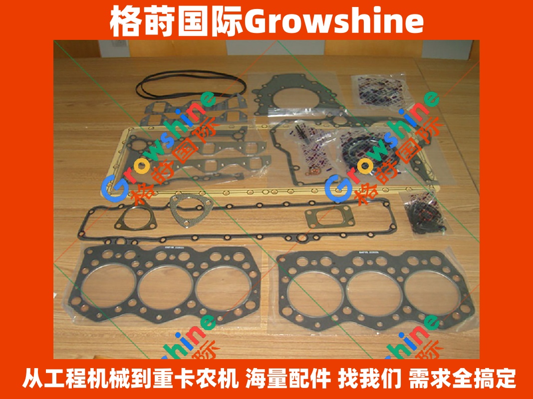 Growshine品牌 卡特彼勒Caterpillar挖掘机三菱S6KT发动机大修包 零件号：5I-7660, 5I7660, 5I-7952, 5I7952