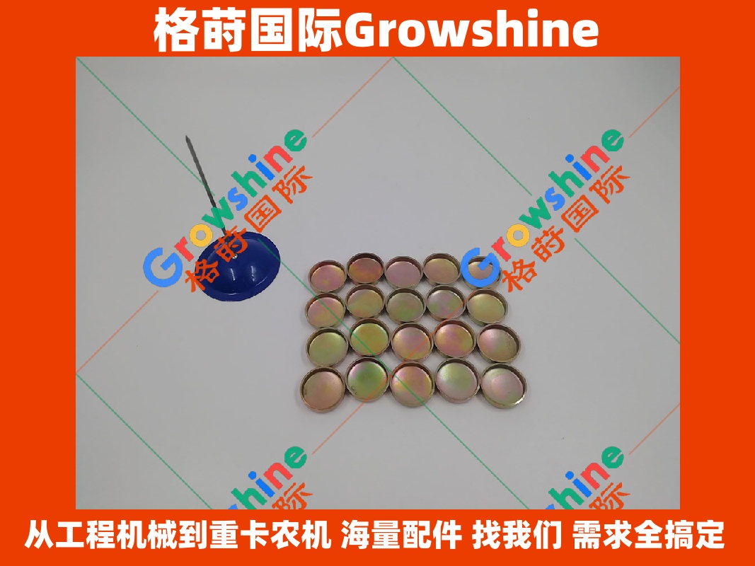 Growshine格莳国际：卡特彼勒 Caterpillar 3306 发动机气缸盖水堵配件 零件号 3B-0645，3B0645 现货供应