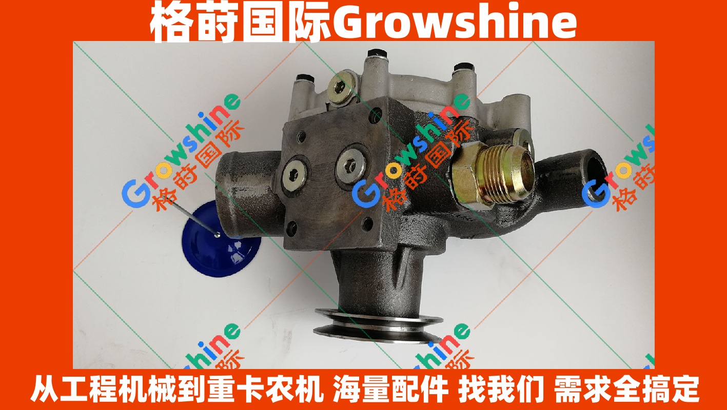 Growshine品牌 适配卡特彼勒Caterpillar挖掘机 E325B配件 C7高质量水泵带接头 零件号 E325B, E-325B, C7, C-7