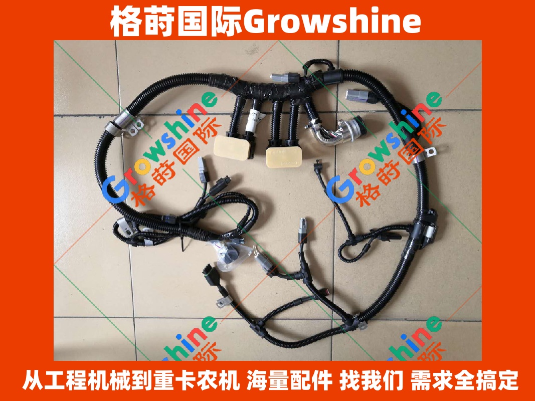 Growshine 格莳国际 - 康明斯QSM11发动机电子控制模块ECM线束 4925801 4925801 2864482 2864482 适用于现代 柳工 三一 徐工 特雷克斯设备