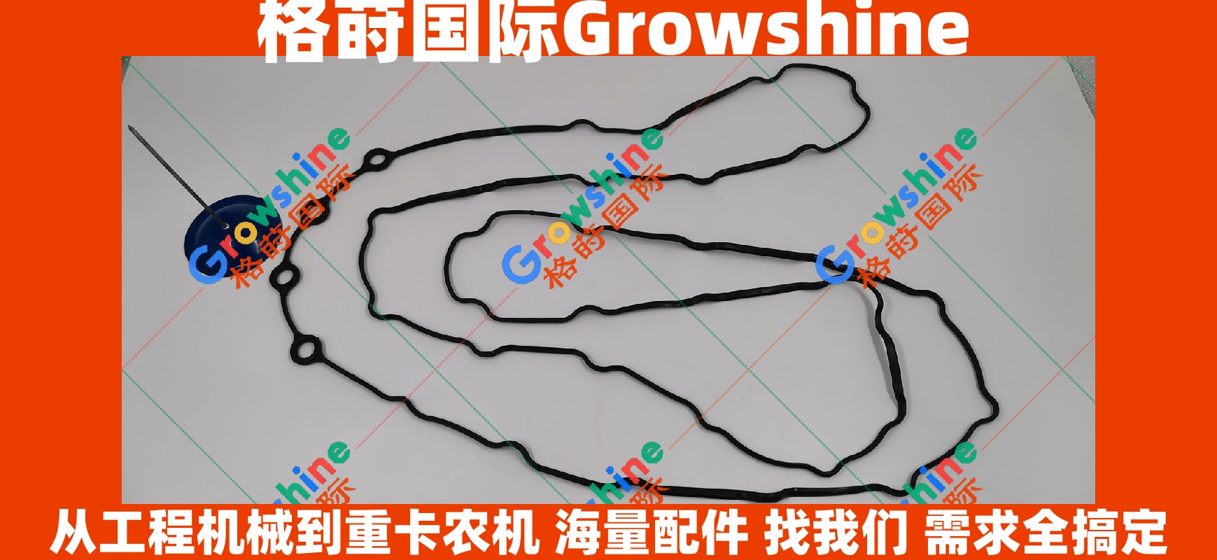 Growshine 品牌 - 日立 Hitachi ZX870-3 挖掘机配件：6WG1 发动机油底壳垫 8-98063032-0 8980630320