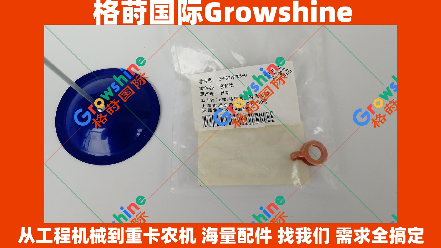 Growshine品牌 日立Hitachi ZX200-3挖掘机 五十铃4HK1T发动机 高压泵垫片 零件号 8980797550 8980797550
