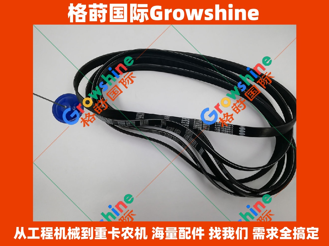 Growshine 康明斯 Cummins 发动机水泵皮带 6PK1115 6PK-1115 工程机械配件