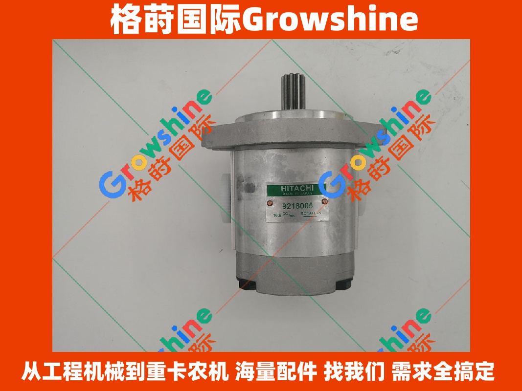 Growshine 品牌日立 Hitachi ZX180LC-3 / ZX200-5G / ZX240-3G 挖掘机齿轮泵配件 零件号 9218005