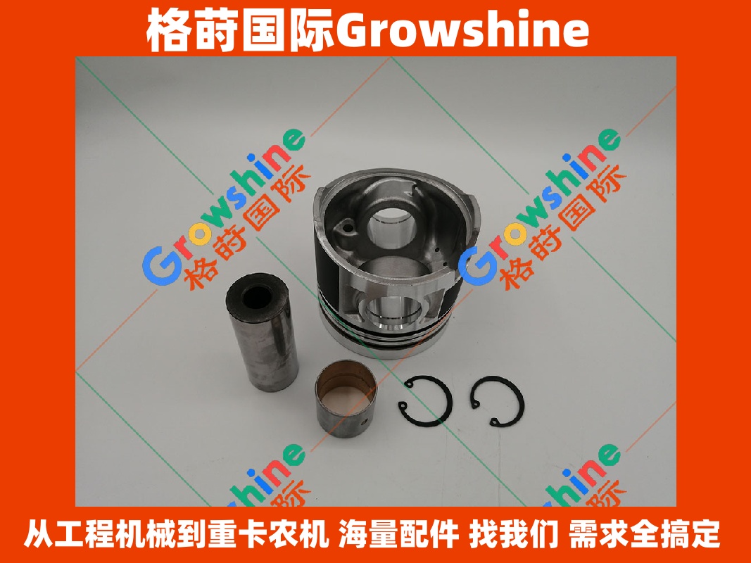 Growshine 三菱 Mitsubishi D06FRC 发动机活塞带销卡 零件号 D06FRC D06FR-C