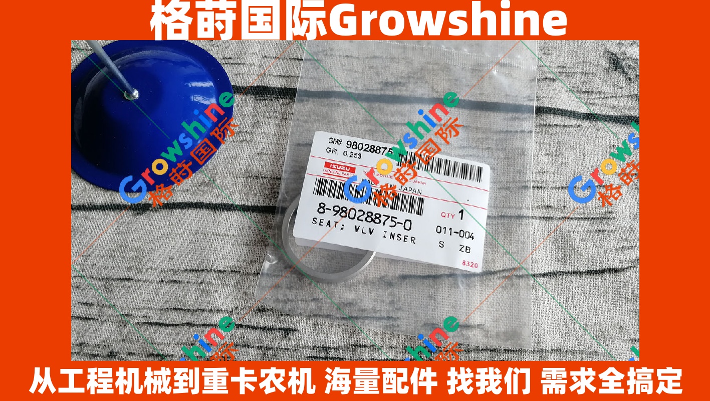 Growshine品牌 日立Hitachi挖掘机 五十铃ISUZU 4HK1 排气门座圈 零件号 8980288750 8980288750