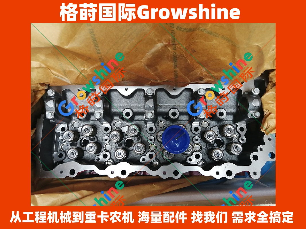 神钢SK200-8挖掘机 J05E缸盖总成 | 日野J05E | 零件号: J05E, 3G-2720, 3G2720, 6 141 100, 6-141-100 