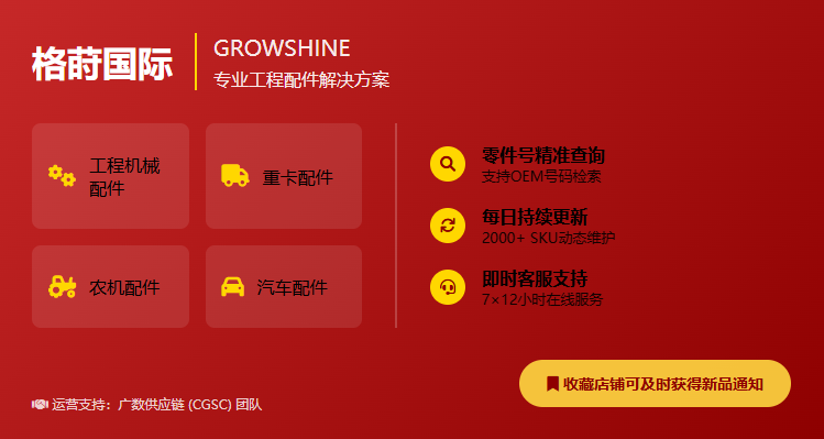 格莳国际:2025年6月11日 Caterpillar C7.1发动机活塞修理包——工程机械核心部件一站式采购专家 格莳国际:2025年6月11日 Caterpillar C7.1发动机活塞修理包——工程机械核心部件一站式采购专家
